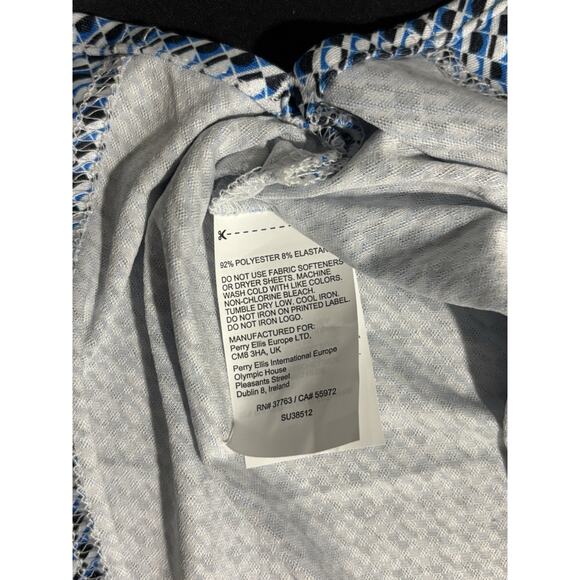 PGA Tour Pro Series Golf Polo Shirt Men’s Large Blue White Black NWT MSRP $68 - Picture 5 of 9